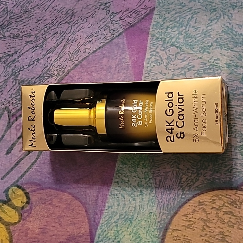 MERLE ROBERTS 24K GOLD & CAVIAR FACE SERUM